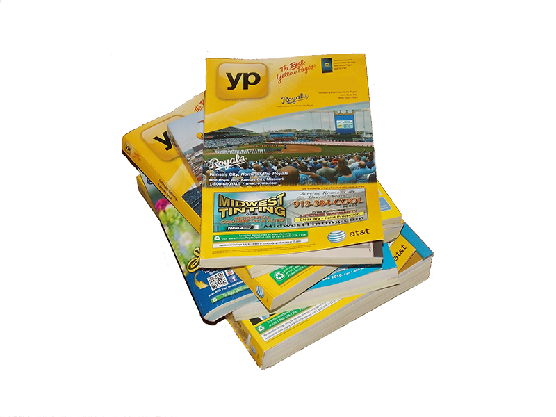 Stack of phone books