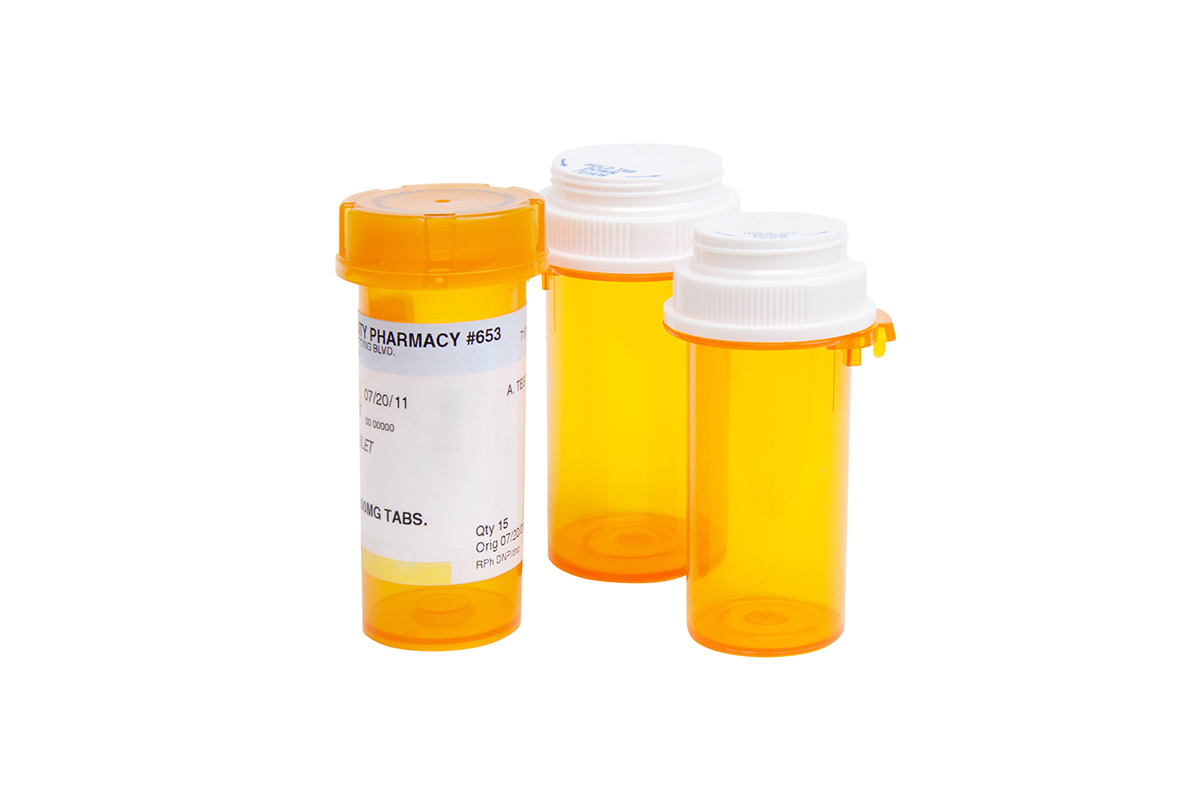 Prescription pill bottles