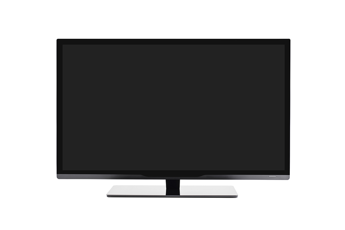 A flatscreen television