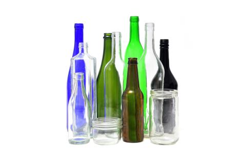 Glass bottles and jars
