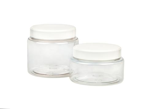 Glass cosmetic jars